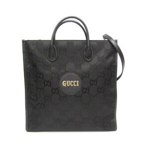 GUCCI Black Leather Shoulder Bag